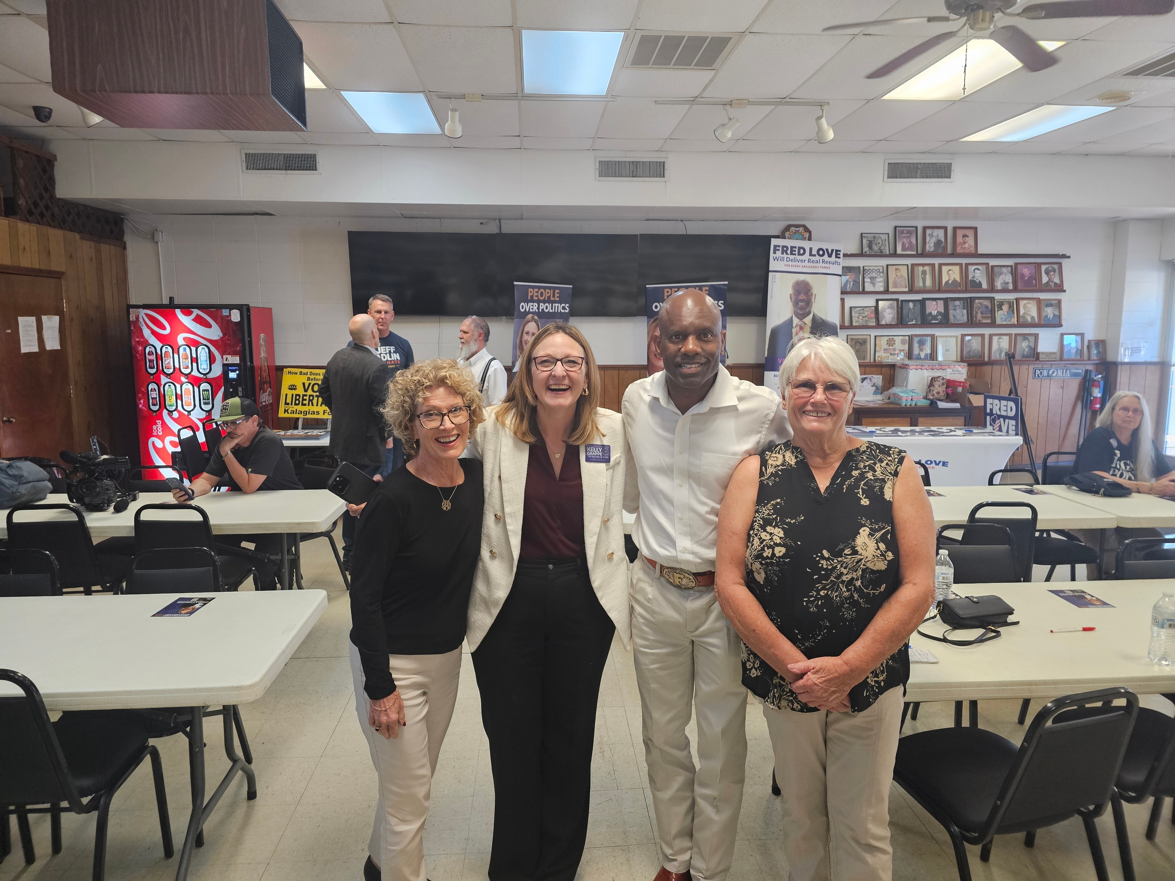 Micha Johnson at a community event